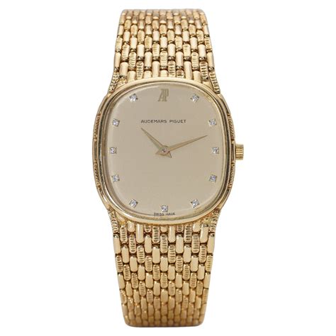 audemars piguet yellow watch|audemars piguet gold women's watch.